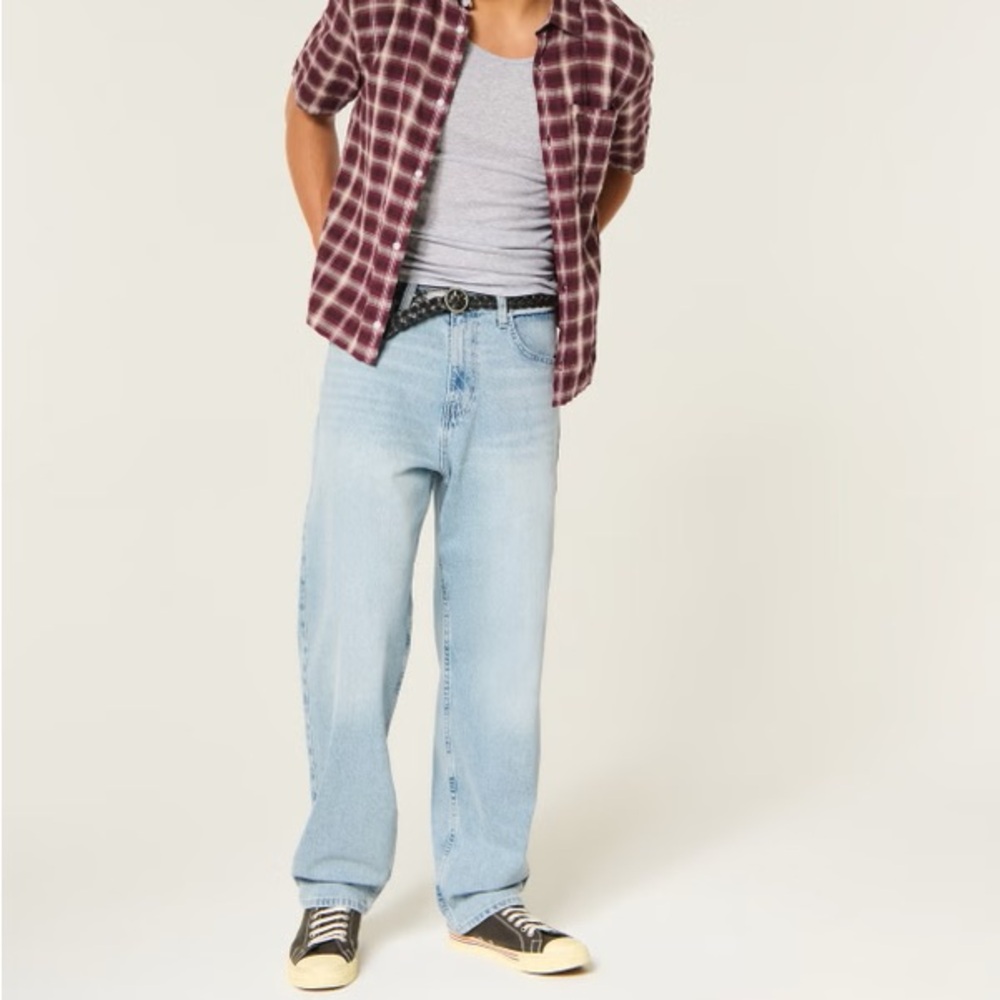Hollister Skater Baggy Jeans Size 30x30 NWT